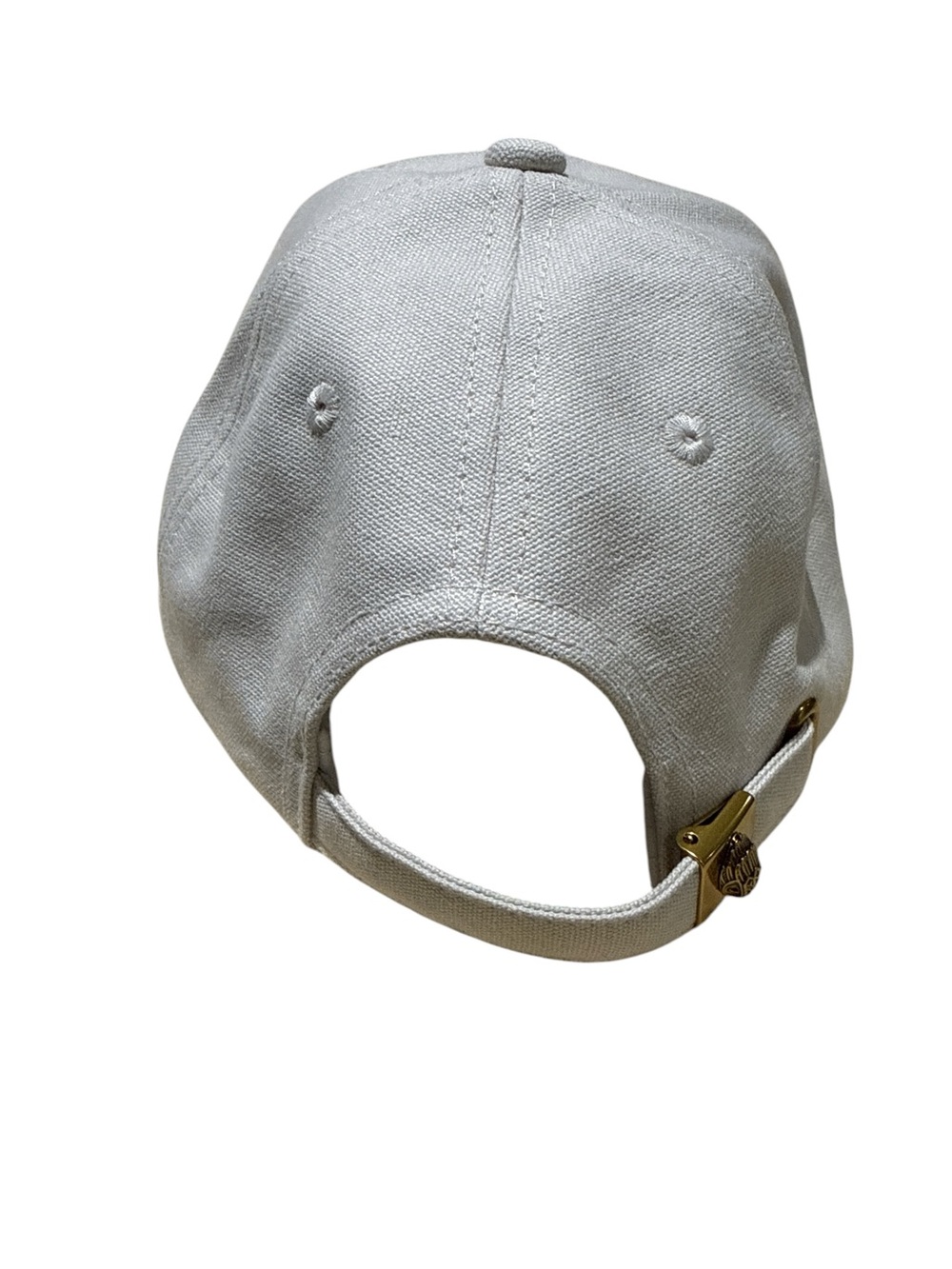 Kurt Geiger Beige Baseball Cap with Jeweled Butterfly - Picture 2 of 5